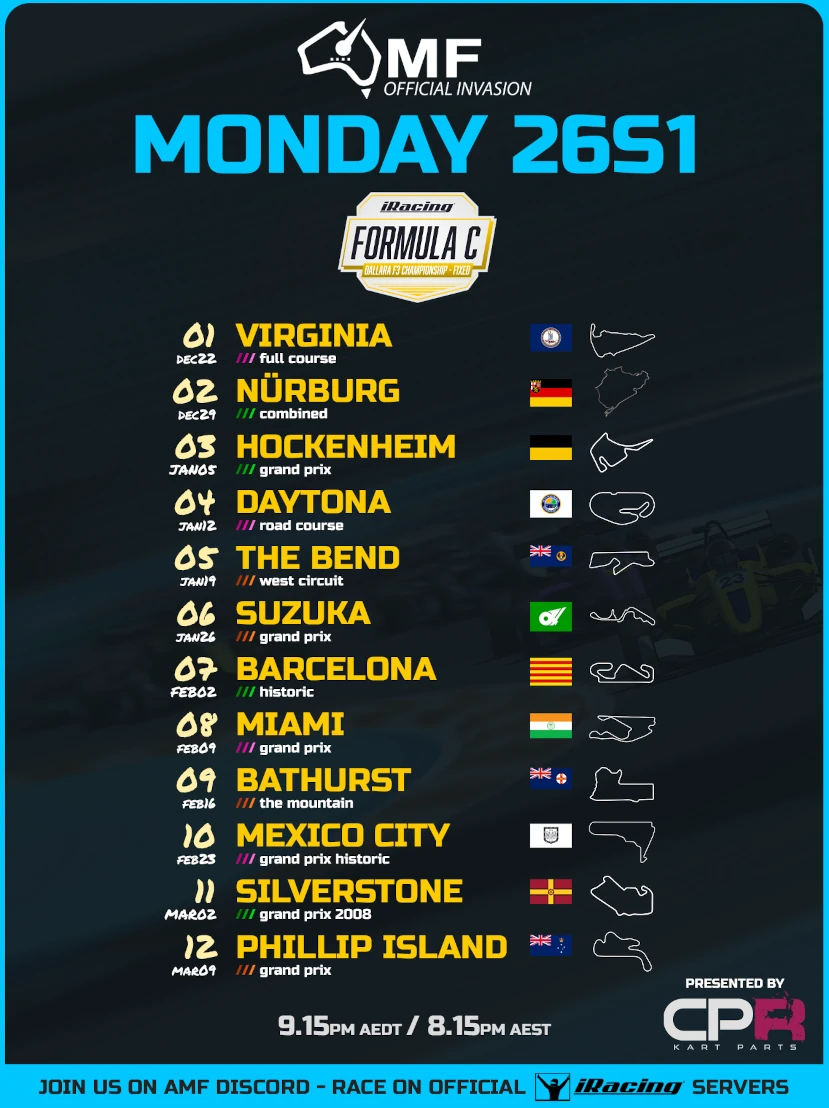 AMF Mondays F3 Poster